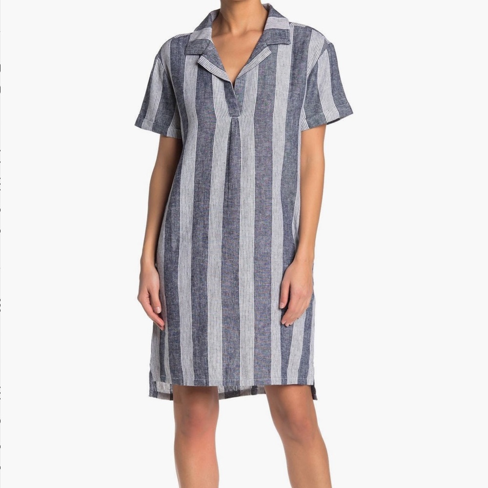 💗SUSINA Woven Polo Dress